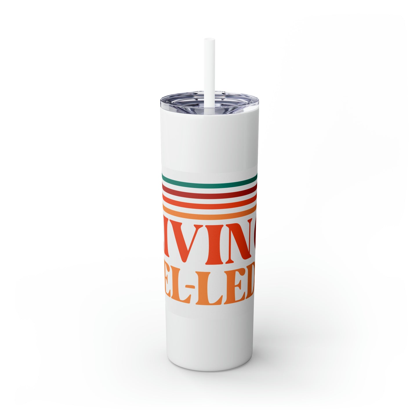 Skinny Tumbler with Straw, 20oz